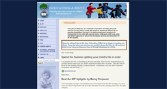 Desktop Screenshot of education-a-must.com